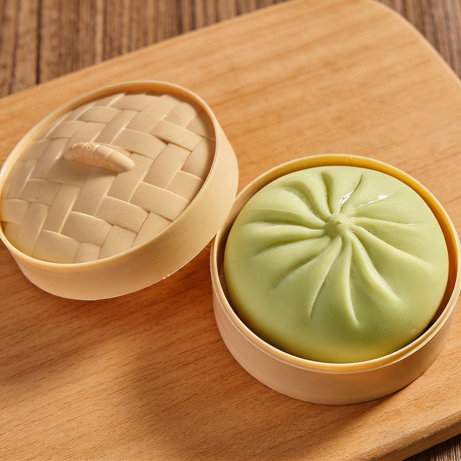 Dumpling Squishy Gigante De 10x10x5 Cm – Juguete Sensorial Antiestrés Suave Y Elástico – Herramienta Calmante Para Niños Y Adultos – Ideal Para Concentración Y Relajación
