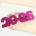 thumbnail image 1 of 2026 Glasses Sparkly 2026 Number Sunglasses for New Years Eve Party Favors 2026 Themed Birthday Glasses and Holiday Photo Booth Props, 1 of 9