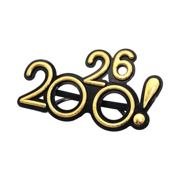 2026 Glitter Exclamation Mark Glasses, Festive Eyewear for New Year Celebrations, Birthday Party, Holiday Photo Props, Funny Accessories for Adults Kids