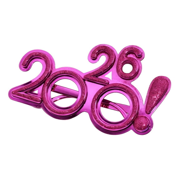 2026 Glitter Exclamation Mark Glasses, Festive Eyewear for New Year Celebrations, Birthday Party, Holiday Photo Props, Funny Accessories for Adults Kids