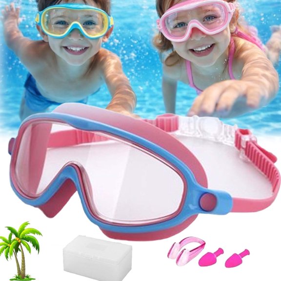 2026 Goggles with Nose Clip & Ear Plugs,Hd Large Frame Waterproof And Anti-Fog,Uv Protection Leak-Proof