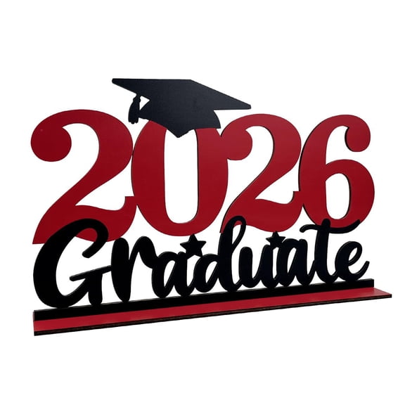 2026 Graduate Wooden Signboard, Graduation Party Decoration, Tabletop Display Prop, Photo Shoot Accessory, Graduation Gift for College High School Students
