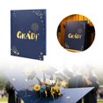 thumbnail image 1 of 2026 Graduation 3D Pop Up Greeting Card, Congrats Grad Paper Card with Inspirational Message, Keepsake for Kindergarten High School College Graduation Party Decorations, 1 of 8