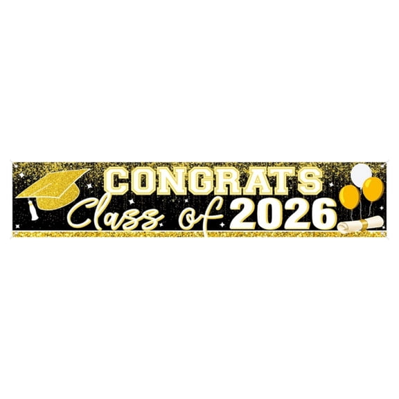 2026 Graduation Banners Large Size For 2026 Ceremonies School Event And Group Photos Graduation Backdrop Decorations