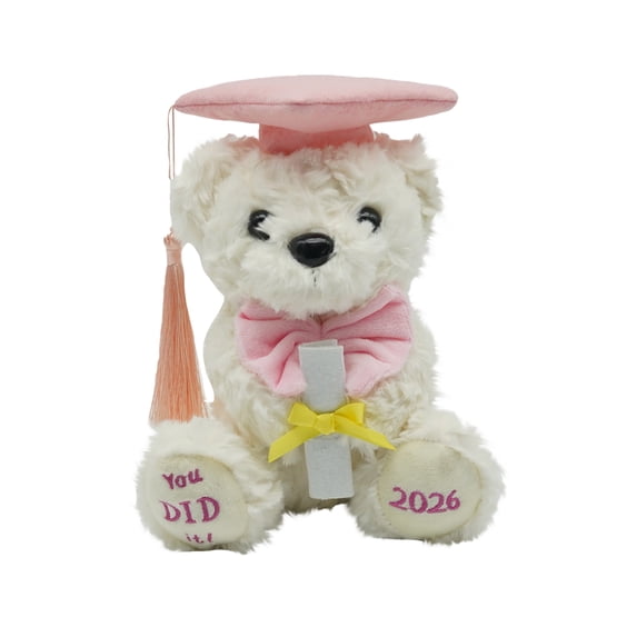 2026 Graduation Bear Graduation Gifts, 7 Inch Plush Bear for Kindergarten & Preschool Graduates, Soft Commemorative Keepsake with Cap and Diploma for Class of 2026