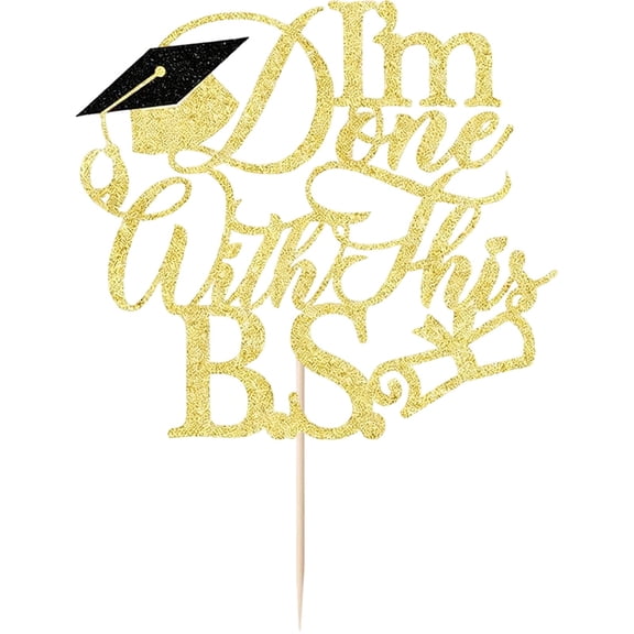 2026 Graduation Cake Topper, Congratulations Cake Decorations for High School College Senior Party, 2026 Grad Party Decor, Adjustable Height Cake Decor