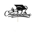 thumbnail image 1 of 2026 Graduation Cake Topper,Graduation Theme Party Cake Decorations Supplies,Graduation Party Supplies,Graduation Cap Cake Topper,Graduation Cake Decorations,Class Of 2026 Cake Topper,Black,1Pcs, 1 of 7