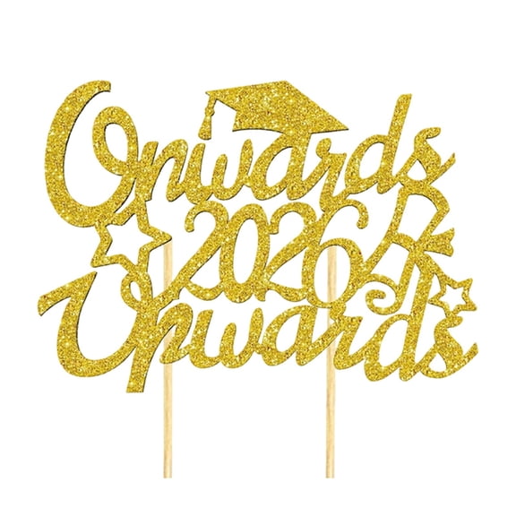 2026 Graduation Cake Topper Inspirational Word Dessert Decor Gift For High School College Graduate Party Supplies