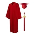 thumbnail image 1 of 2026 Graduation Cap and Gown Set with Tassel Unisex Matte Graduation Gown for High School and College Commencement Ceremony, 1 of 7