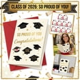 thumbnail image 1 of 2026 Graduation Card with Black Graduation Hat Design, Inspirational Message for High School College Grads, 1-Pack with Envelope, 1 of 7