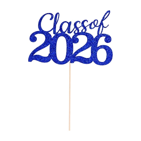 2026 Graduation Centerpieces – Class of 2026 Cake Topper, Congrats Grad Table Decor for High School & Senior Party
