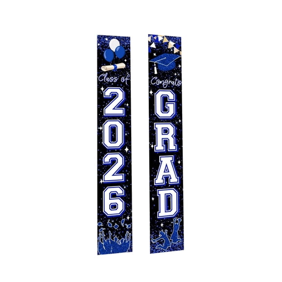 2026 Graduation Decorations, Congrats Grad Porch Banner for Any Schools or Grades 2026 Graduation Party Decorations