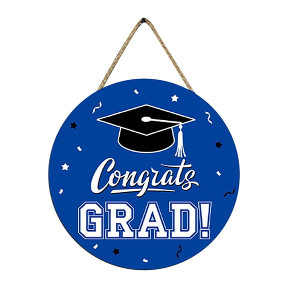 2026 Graduation Decorations Hanging Decor Door Sign,Class of 2026 Congrats Grad Wall Decor for Welcome Sign Graduation Party Indoor Outdoor Decorations Supplies