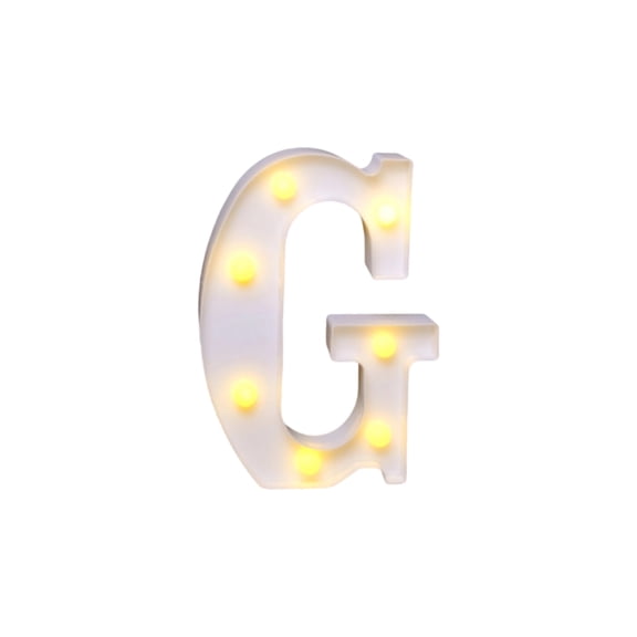 2026 Graduation Decorations Letter G Led Light Battery Powered Night Light, Warm Glow Party DecorationsforGraduation Party 1 Pc