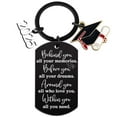 thumbnail image 1 of 2026 Graduation Gifts for Her Him Class Of 2026 Graduation Keychain for University College Middle High School Graduate 2026 Souvenir for Senior Masters Degree Student, Black, 1 of 6