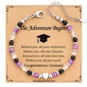 APSVO 2026 Graduation Gifts for Her Inspirational Bracelet Class of 2026 Primary School Middle School High School College Graduation Gifts for Graduates Teen Ad