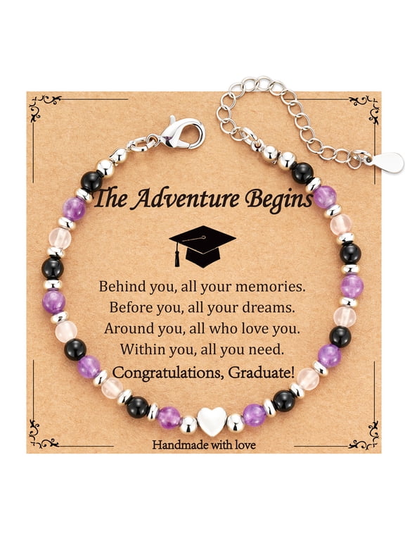2026 Graduation Gifts for Her Inspirational Bracelet Class of 2026 Primary School Middle School High School College Graduation Gifts for Graduates Teen Adults Teenage Women Jewelry Gifts Ideas