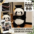 thumbnail image 1 of 2026 Graduation Gifts Panda Plush, Black Stuffed Panda Toys, Soft Graduation Plush for High School and College Graduation, Great Congratulations Gift for Grads, 1 of 7