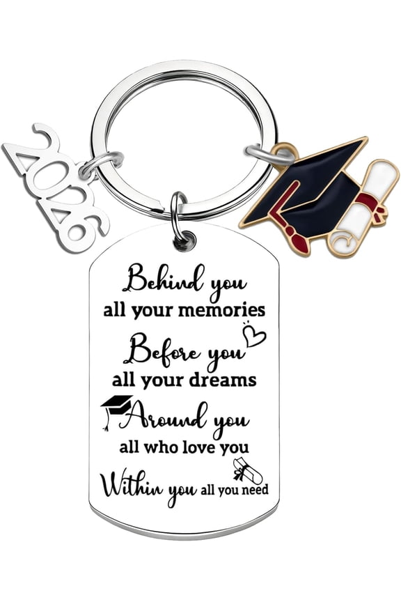 2026 Graduation Gifts for Her Him Senior Class Of 2026 Graduation Keychain for College Students Masters Degree University College Middle High School Grad Senior Gifts 2026 Souvenir