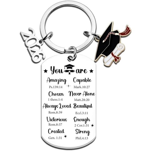 2026 Graduation Gifts for Her Him Class of 2026 Keychain Grad Gifts for ...