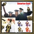 thumbnail image 1 of 2026 Graduation, Graduation Gifts 2026, Graduation Gifts, Black Paper, Gold Glitter, Money Pulling Card, Surprise Opening Booklet, Commencement Celebration, 36inAssembled, 1 Set, 1 of 6