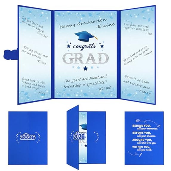 2026 Graduation Guest Book Alternative, Class of 2026 Graduation Party Decorations, Graduation Signature Book for 2026 College High School, Unique Graduation Gifts for Friends