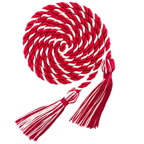 2026 Graduation Honor Cord, Pink White Graduation Cord with Tassel, 67 Inch Decorative Honor Rope for Class of 2026 Students, Perfect Accessory for High School, Bachelor, Master and Doctoral Graduati