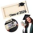 thumbnail image 1 of 2026 Graduation Money Holder, Graduation Gifts 2026, Wooden Card Box Cash Holder, DIY Money Cash Envelope Wallet, Wood Money Decor for Graduation, 1 of 9