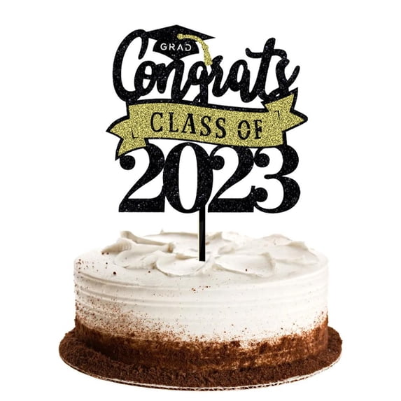 2026 Graduation Party Cake Decoration Tools Cardstock Cake Insert Topper Party Supplies Birthday Graduation Celebration Cake Topper DIY Hanging Decor Creative Festive Accessories for Party Table