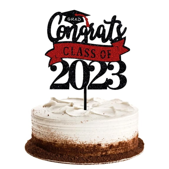 2026 Graduation Party Cake Decoration Tools Cardstock Cake Insert Topper Party Supplies Birthday Graduation Celebration Cake Topper DIY Hanging Decor Creative Festive Accessories for Party Table