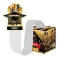 thumbnail image 1 of 2026 Graduation Party Decorations Black GoldGraduation Money Box for Cash Pull Out Card You Did it and Congrats Grad Surprise for High School and College Graduation, 1 of 6