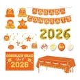 thumbnail image 1 of 2026 Graduation Party Decorations Kit – Gold Balloon Garland Set with “Class of 2026” Banner, 7-Piece Festive Decoration for Graduation Ceremony, Photo Backdrop & Classroom Celebration, 1 of 8