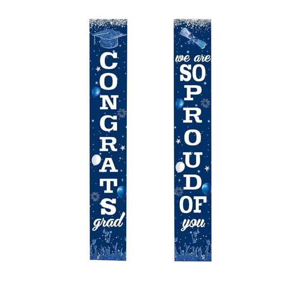 2026 Graduation Party Supplies Decorations - Class of Congrats Grad Porch Hanging Backdrops for Home Bar Graduation Party Supplies for School College Classroom Decor(1 pcs)
