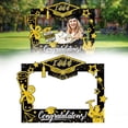 thumbnail image 1 of 2026 Graduation Photo Booth Props, Black Gold Graduation Photo Prop Frame & Grad Photo Booth Props, Funny Grad Party Selfie Props, Selfie Photo Frame for College Grad, Photo Frame, 1 of 8