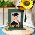 thumbnail image 1 of 2026 Graduation Photo Frame, Wooden Senior Photo Holder with Grad Cap, Desktop Commemorative Picture Frame, Graduation Keepsake Display Stand, 8.27 x 7.87 Inch, 1 of 6