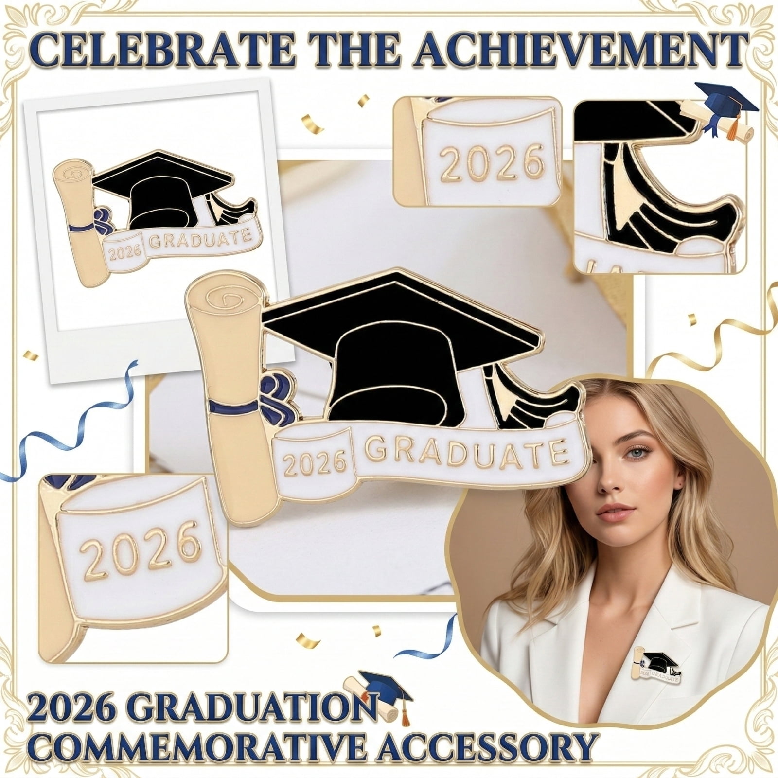 1856 Graduation 2026 Graduation Pin 10Pcs Pins, 2026 Graduation Decorations, Graduation ...