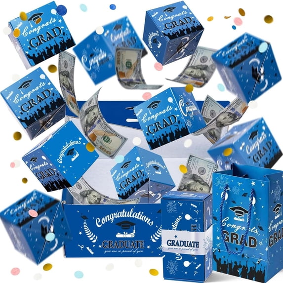 2026 Graduation Pop Up Explosion Gift Box Money DIY Confetti Folding Mini Boxes Creative Grad Gift Box