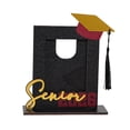 thumbnail image 1 of 2026 Graduation Season Wooden Photo Frame with Tassel and Cap Decor | Elegant Tabletop Display for Commemorative Photos and Gifting, Home and Office Decor, 1 of 5