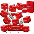 thumbnail image 1 of 2026 Graduation Surprise Explosion Gift Box, Pop up Cash Money Holder, DIY Bouncy Confetti Card, Creative Memorable Present for Grad, Unique Party Favor Ideas, Empty Fillable Candy Bouquet, 1 of 9
