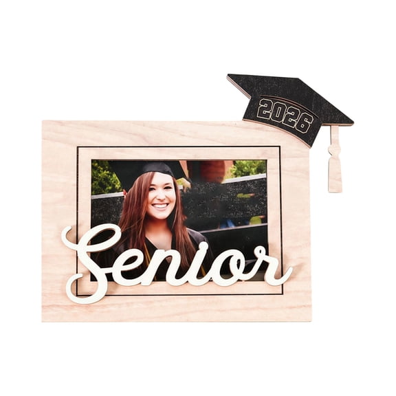 2026 Graduation Tassel Photo Frame for Pictures, Wooden Inspirational Graduation Picture Frame Class of 2026 Shadow Box Graduate Gift for Friend Party Decoration