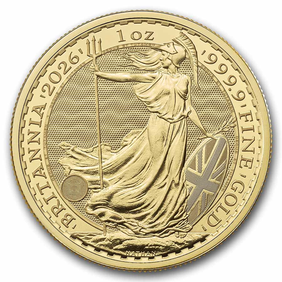 2026 Great Britain 1 oz Gold Britannia BU