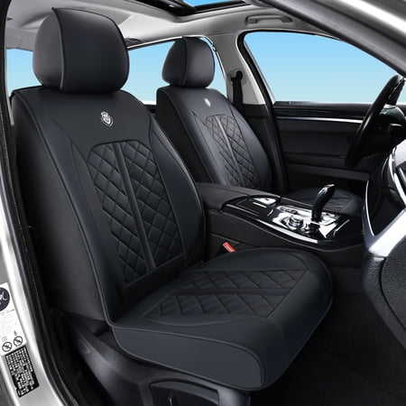 2026 for HYUNDAI VENUE Car Seat Cover, Black Car Seat Covers, Waterproof Faux Leather 5 Seats Full Set Easy to Clean and Install Suitable for All Seasons, Protect Car Seats