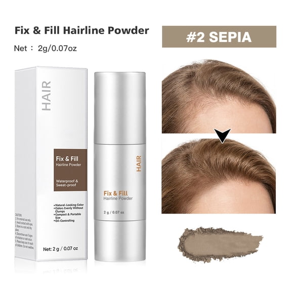 2026 Hairlines Filler Powder Eyebrow Powde Contouring Shadows Powder Forehead Hairlines Shadows Powder 2g