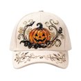 thumbnail image 1 of 2026 Halloween Baseball Cap Men & Women Pumpkin Floral Printed Baseball Cap Lightweight Adjustable Casual Sun Hat for Unisex Outdoor Activities Wear, 1 of 5