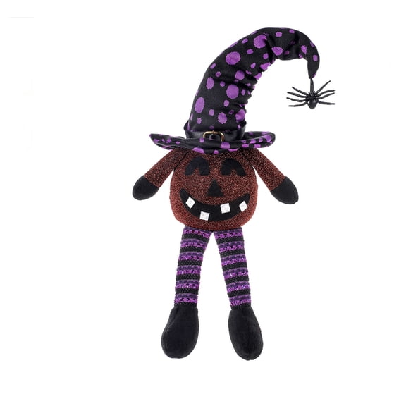 2026 Halloween Indooor Decoration Light-Up Halloween Pumpkin Decor 2 Pack Witch Hat Ornaments With Glowing Halloween Party Home Decoration