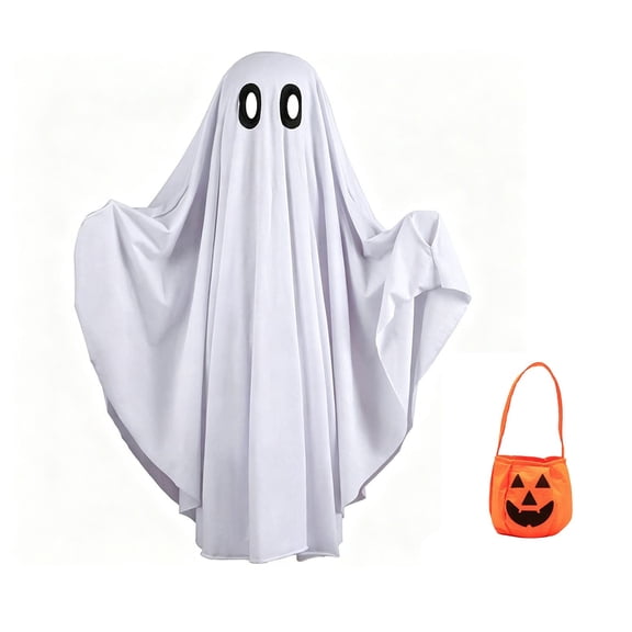 2026 Halloween Indoor Decorations Halloween Party Makeup Children Adult Ghost Cloak Cloak For Halloween Party, Yard Haunt, Indoor Outdoor Decor Props