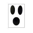 2026 Halloween Outdoor Decorations Halloween Ghost Face Stickers Black ...