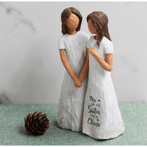 2026 Hand in Hand Sister Statue 2026- Friendship Figurine, Sisterhood Souvenir, Heartwarming Gift for Best Friends, Family Love Decor,Gifts for Sister
