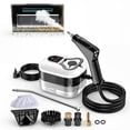 thumbnail image 1 of 2026 Handheld Steam Cleaner: 2500W High Temperature Pressurized Steamer with 6 Adjustable Levels - Portable Multi-Surface Steam Cleaning Machine for Kitchen, Bathroom, Furniture, Car - WHITE, 1 of 8