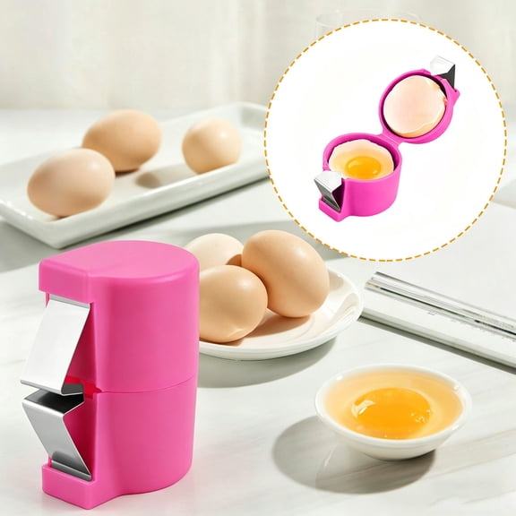 2026 Handheld egg opener Eggs Separator Tools For Raws And Hard Boiled Eggs Peeler Shells Remover Egg Cracking Peeling Tool Portable Kitchen